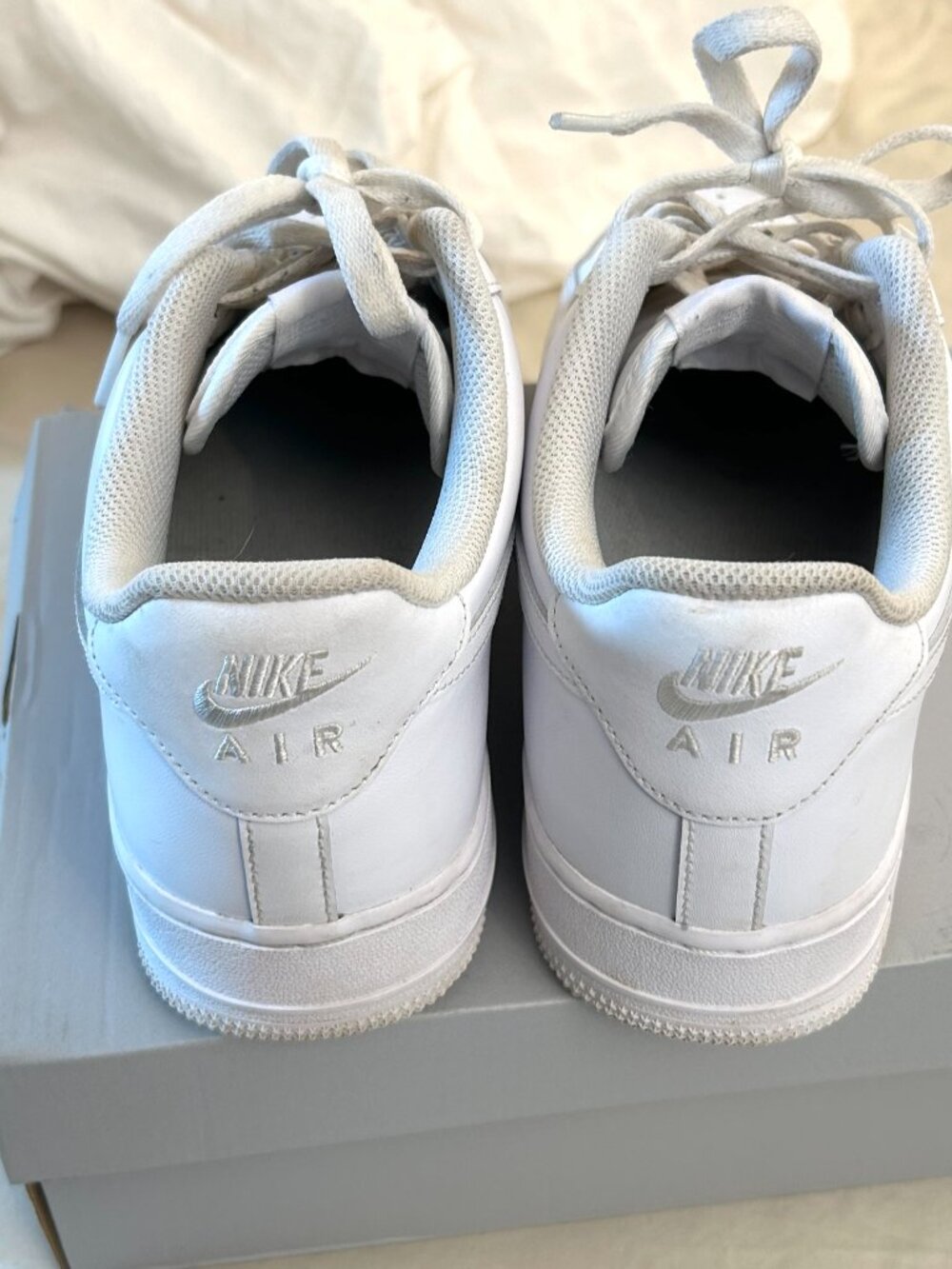 Nike Air Force Ones Used AF1 White - Picture 7 of 10
